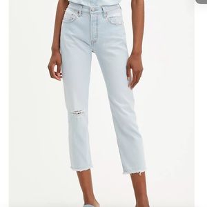RARE Levi’s 501 Original Cropped Denim Jeans